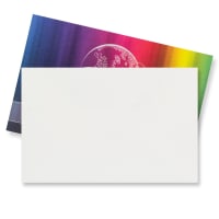 62x94mm White Laid Wallet Gummed Plain 100gsm Envelopes