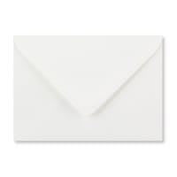 114x162mm C6 White Laid Wallet Gummed Plain 100gsm Envelopes