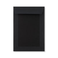 C5 Full Black Board Back Envelopes 229 x 162mm