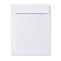 9.45 x 7.28 " White Board Back Peel & Seal 80lb Paper / 450gsm White/grey Board Envelopes