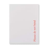 241 x 178mm White Board Back Envelopes - Please Do Not Bend