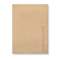 10 x 7.01 " Manilla Board Back Mailers - Please Do Not Bend