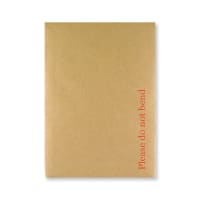 10.47 x 7.32 " Manilla Board Back Mailers - Please Do Not Bend