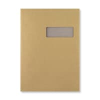 C4 Manilla Board Back Right Window Envelopes 324 x 229mm