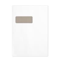 12.76 x 9.02 " White Window Board Back Mailers