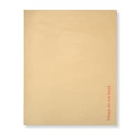 15.51 x 12.52 " Manilla Board Back Mailers - Please Do Not Bend