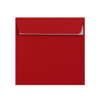6.1 x 6.1 " Dark Red Square Peel and Seal Envelopes 80lb