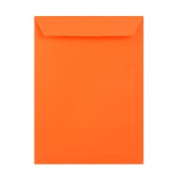 12.76 x 9.02 " Clariana Orange 80lb Peel And Seal Open Top Envelopes