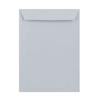 12.76 x 9.02 " Clariana Pale Grey 80lb Peel And Seal Open Top Envelopes