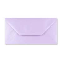 110x220mm DL Lilac Lustre Wallet Gummed Plain 100gsm Envelopes