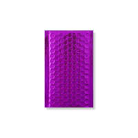 165x85 Purple Metallic Gloss Foil Bubble Bag Peel & Seal