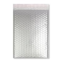 C4 Gloss Foil Silver Metallic Padded Bubble Bags (324 x 230mm)