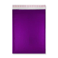 C3 Gloss Foil Purple Metallic Padded Bubble Bags (450 x 320mm)