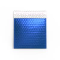 165mm Square Navy Blue Matt Metallic Padded Bubble Bags