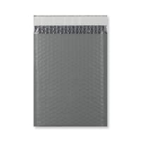 C5 + Dark Grey Matt Metallic Padded Bubble Bags (250 x 180mm)