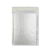 C4 Silver Matt Metallic Padded Bubble Bags (324 x 230mm)