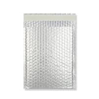 C3 Silver Matt Metallic Foil Padded Bubble Bags (450 x 320mm)