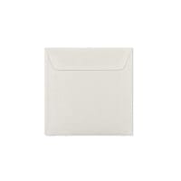 Milk White 130mm Square Peel &amp; Seal Envelopes 110gsm