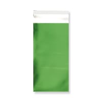 8.66 x 4.33 " Green Matt Foil Bag Peel & Seal