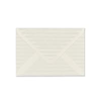 C6 White Navy Stripe Lined Envelopes 100gsm