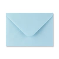 5.24 x 7.24 " Pale Blue Wallet Gummed Plain 68lb Envelopes