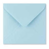 Pale Blue 155mm Square Envelopes 100gsm