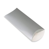 8.66 x 4.33 " Silver Pillow Boxes