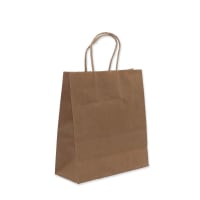 Small Manilla Kraft Paper Twist Handle Bag 120gsm