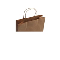 Medium Manilla Kraft Paper Twist Handle Bag 120gsm