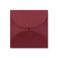 145x145mm Claret Textured Seta 120gsm Pouchette Buste