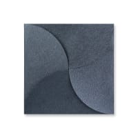 5.71 x 5.71 " Mid Grey Textured Silk 80lb Pouchette Envelopes