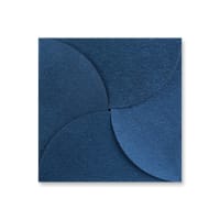 5.71 x 5.71 " Royal Blue Textured Silk 80lb Pouchette Envelopes