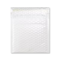 165x165 White Poly Gloss Bubble Bag Peel & Seal