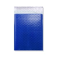 C5 + Glänzend Blau gepolsterte Luftpolstertaschen (250 x 180 mm)