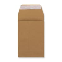 6.38 x 4.49 " Manilla Post Marque Lightweight Gusset 154lb Peel & Seal Envelopes