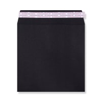 Black 220mm Square Premium Peel and Seal Envelopes 180gsm