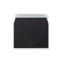 114x162mm C6 Črna denarnica poštna marka Lahka 180gsm ovojnice za luščenje in tesnjenje