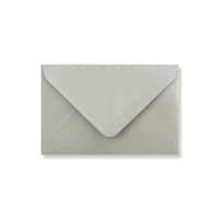 62x94mm Pearlescent Silver Gummed 120gsm Envelopes