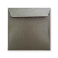 Pearlescent Medium Taupe 155mm Square Wedding Envelopes