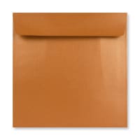 6.69 x 6.69 " Copper Pearlescent Peel & Seal 80lb Envelopes