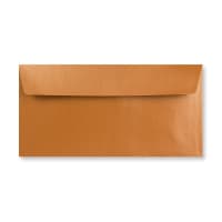 DL Pearlescent Copper Wedding Envelopes