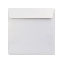 6.1 x 6.1 " White Pearlescent Peel & Seal 120 Gsm Envelopes