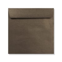 6.69 x 6.69 " Bronze Pearlescent Peel & Seal 80lb Envelopes