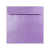 Pearlescent Lavender 170mm Square Wedding Envelopes