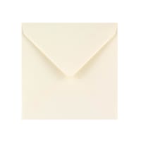 155x155mm IVORY SQUARE GUMMED 100GSM WOVE