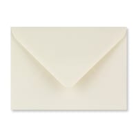 114x162mm C6 Ivory Wallet Gummed Plain 100gsm