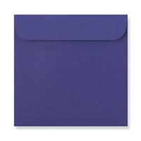 4.96 x 4.96 " Navy Blue Square Peel & Seal Plain 74lb Envelopes