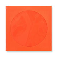 126x126mm ORANGE SQUARE P/S WINDOW 110GSM