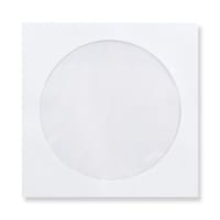 126x126mm WHITE SQUARE P/S WINDOW 110GSM