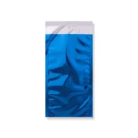 9.02 x 4.49 " Blue Foil Bag Peel & Seal